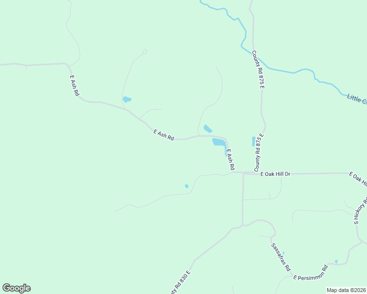 map of restaurants, bars, coffee shops, grocery stores, and more near 8201-8299 East Ash Road in Bloomfield