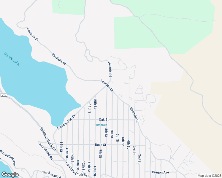 map of restaurants, bars, coffee shops, grocery stores, and more near 13480 Eastlake Drive in Clearlake