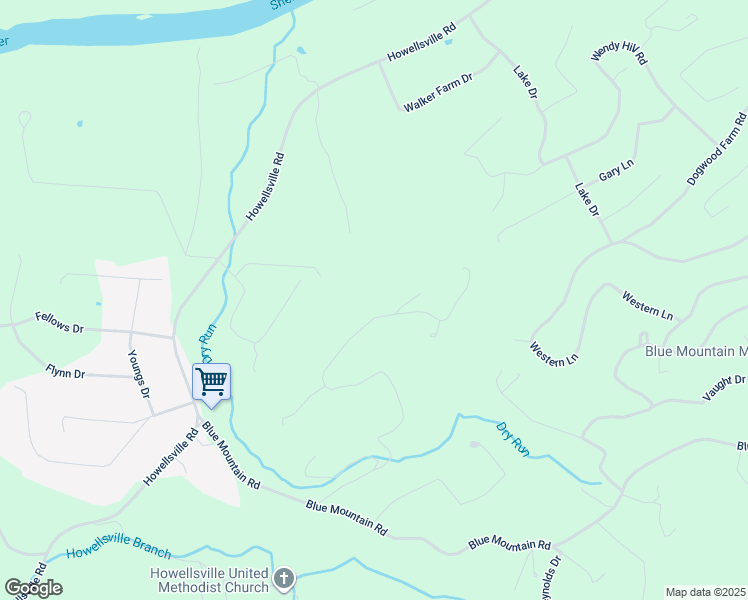 map of restaurants, bars, coffee shops, grocery stores, and more near 817 Kildare Drive in Front Royal