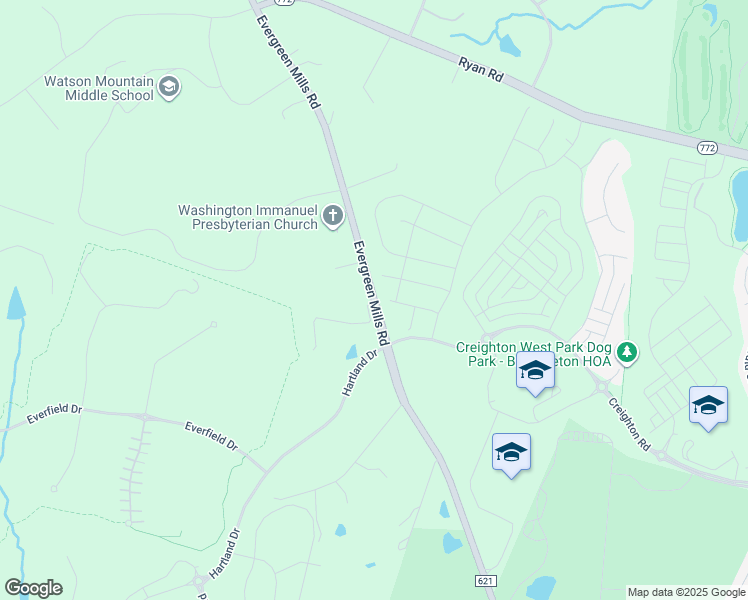 map of restaurants, bars, coffee shops, grocery stores, and more near 23356 Evergreen Mills Road in Leesburg