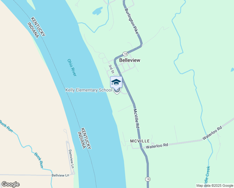 map of restaurants, bars, coffee shops, grocery stores, and more near 6775 McVille Road in Burlington