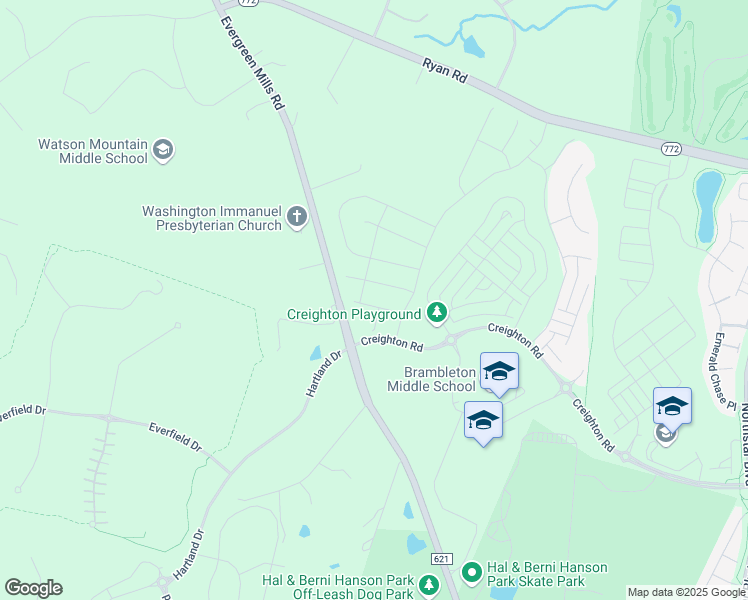 map of restaurants, bars, coffee shops, grocery stores, and more near 41792 Mellowed Ivory Place in Ashburn