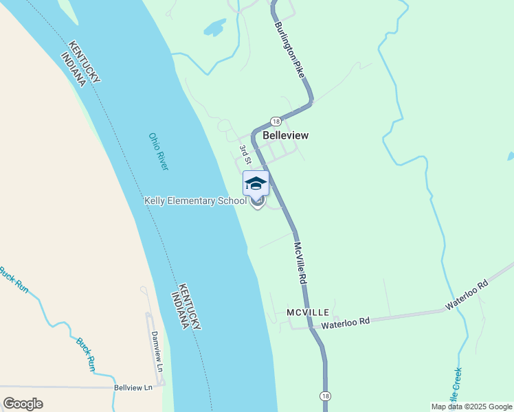 map of restaurants, bars, coffee shops, grocery stores, and more near 6775 McVille Road in Burlington