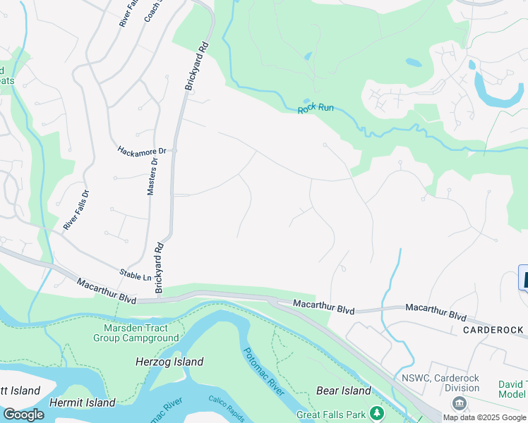 map of restaurants, bars, coffee shops, grocery stores, and more near 7305 Brookstone Court in Rockville