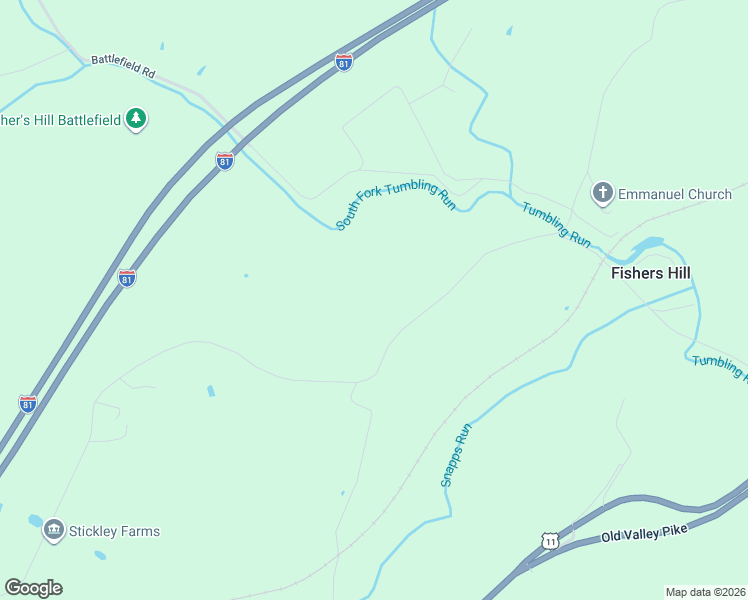map of restaurants, bars, coffee shops, grocery stores, and more near 1563 Copp Road in Strasburg
