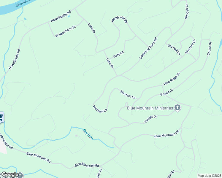 map of restaurants, bars, coffee shops, grocery stores, and more near 230 Western Ln in Front Royal