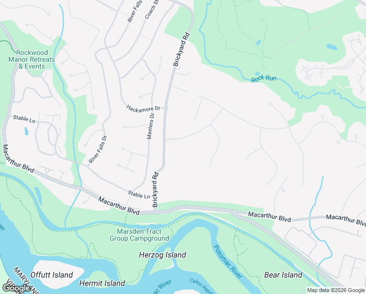 map of restaurants, bars, coffee shops, grocery stores, and more near 10120 Darmuid Green Drive in Rockville