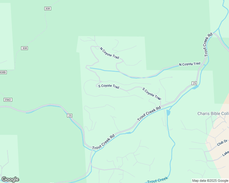 map of restaurants, bars, coffee shops, grocery stores, and more near 671 Pinecrest Road in Woodland Park