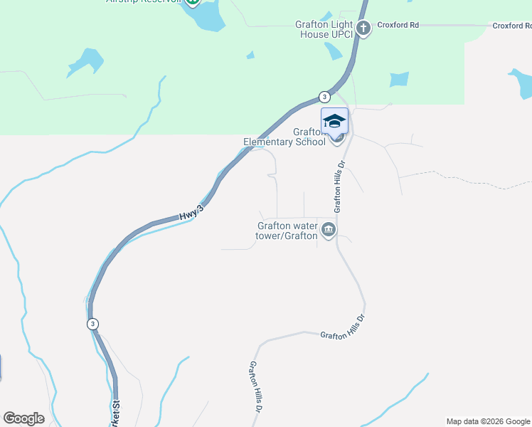 map of restaurants, bars, coffee shops, grocery stores, and more near 348 Sandpiper Lane in Grafton