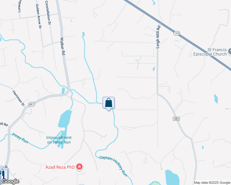 map of restaurants, bars, coffee shops, grocery stores, and more near 9697 Mill Ridge Lane in Great Falls