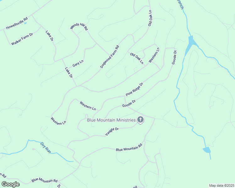 map of restaurants, bars, coffee shops, grocery stores, and more near 325 Pine Ridge Drive in Front Royal