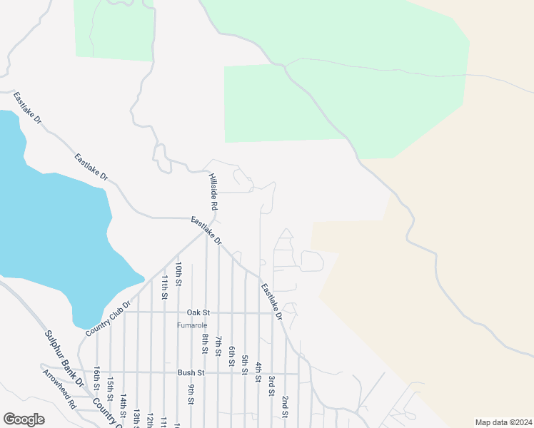 map of restaurants, bars, coffee shops, grocery stores, and more near 13480 Eastlake Drive in Clearlake