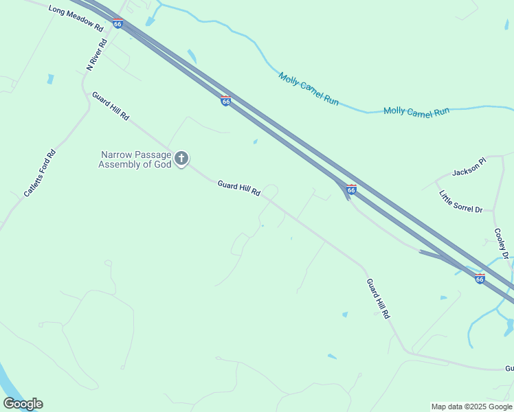 map of restaurants, bars, coffee shops, grocery stores, and more near 720 Guard Hill Road in Middletown