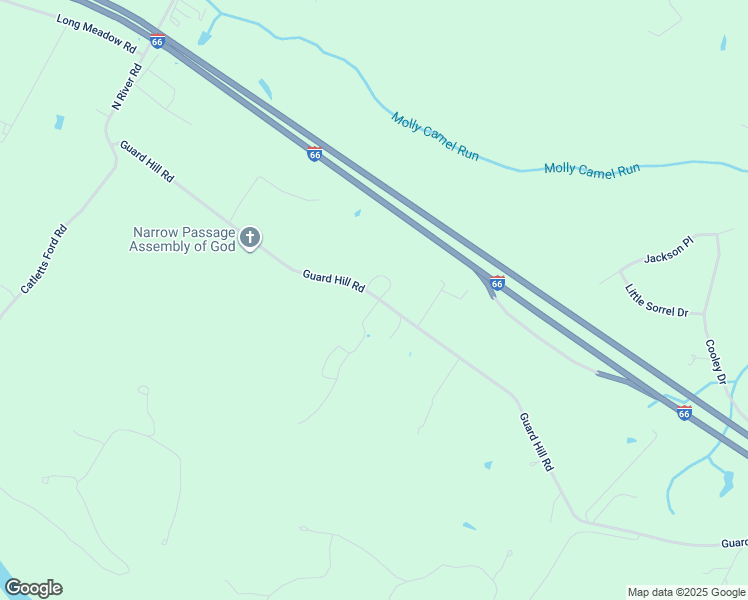 map of restaurants, bars, coffee shops, grocery stores, and more near 720 Guard Hill Road in Middletown