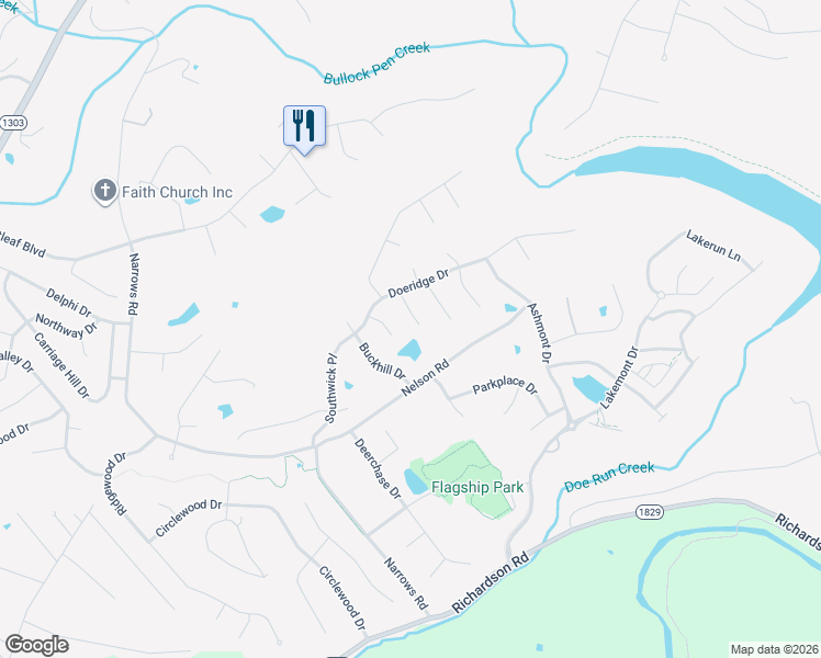 map of restaurants, bars, coffee shops, grocery stores, and more near 3927 Pondhill Court in Erlanger