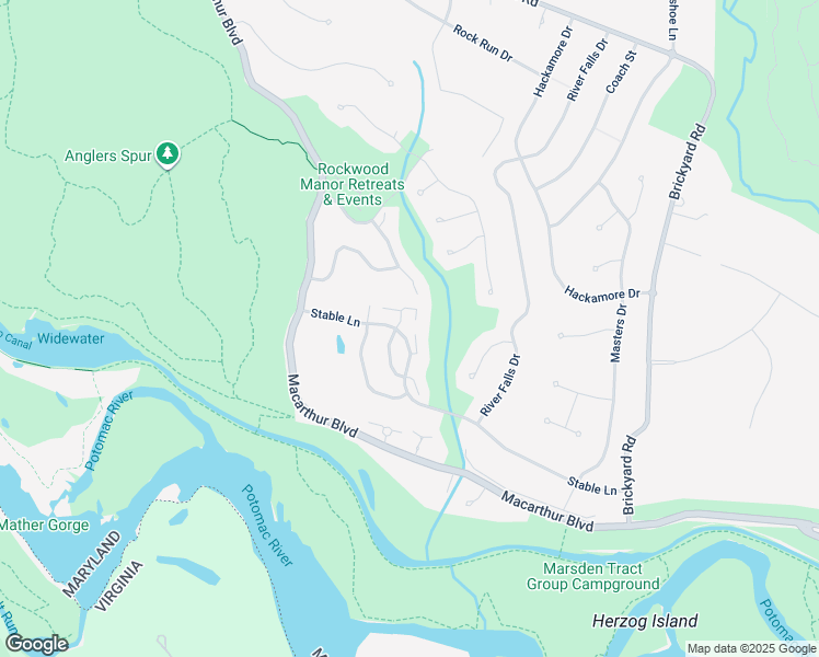 map of restaurants, bars, coffee shops, grocery stores, and more near 7800 Gate Post Way in Rockville