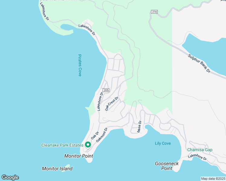 map of restaurants, bars, coffee shops, grocery stores, and more near 2921 Crestview Drive in Clearlake