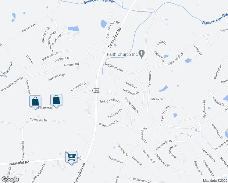 map of restaurants, bars, coffee shops, grocery stores, and more near 3112 Candlewood Court in Erlanger