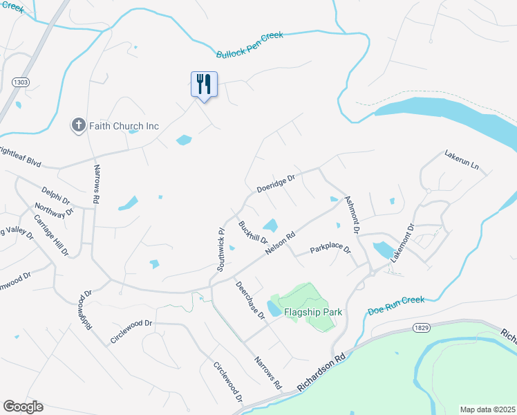 map of restaurants, bars, coffee shops, grocery stores, and more near 3927 Pondhill Court in Erlanger