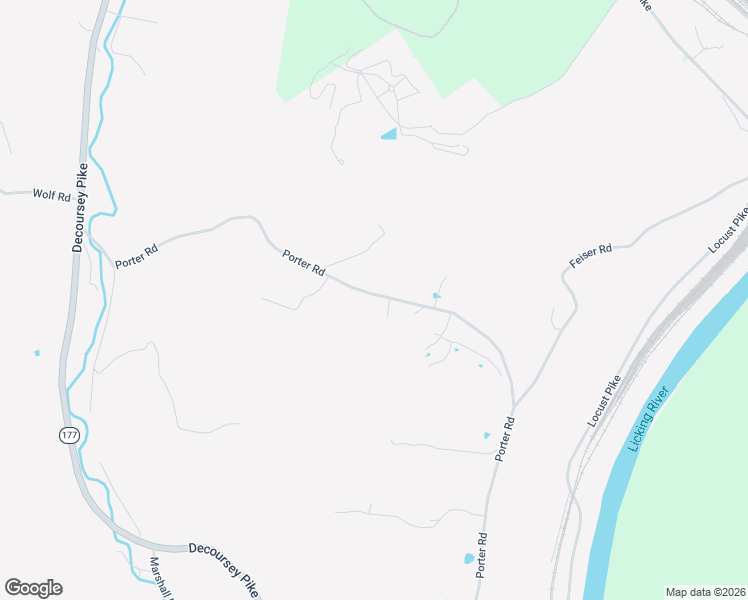 map of restaurants, bars, coffee shops, grocery stores, and more near 9190 Porter Road in Ryland Heights