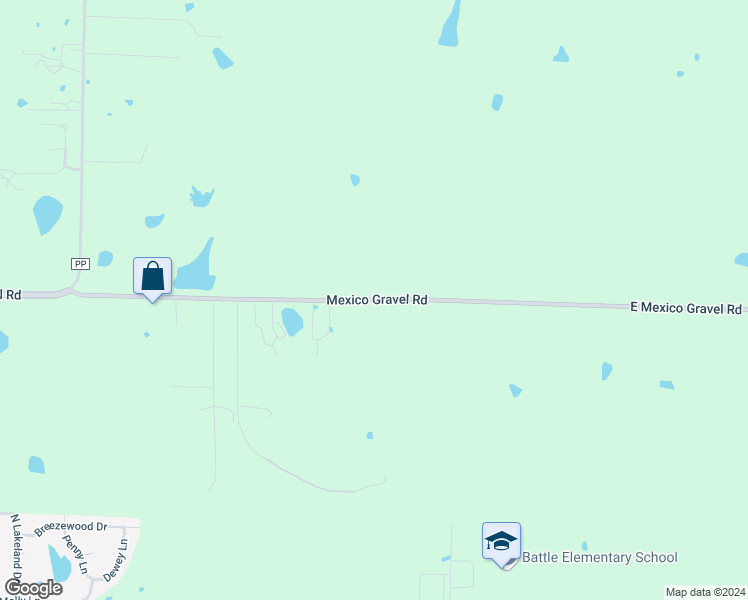 map of restaurants, bars, coffee shops, grocery stores, and more near 7050 Mexico Gravel Road in Columbia
