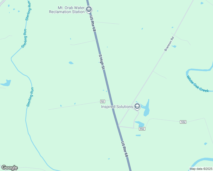 map of restaurants, bars, coffee shops, grocery stores, and more near 12667 U.S. 68 in Bethel