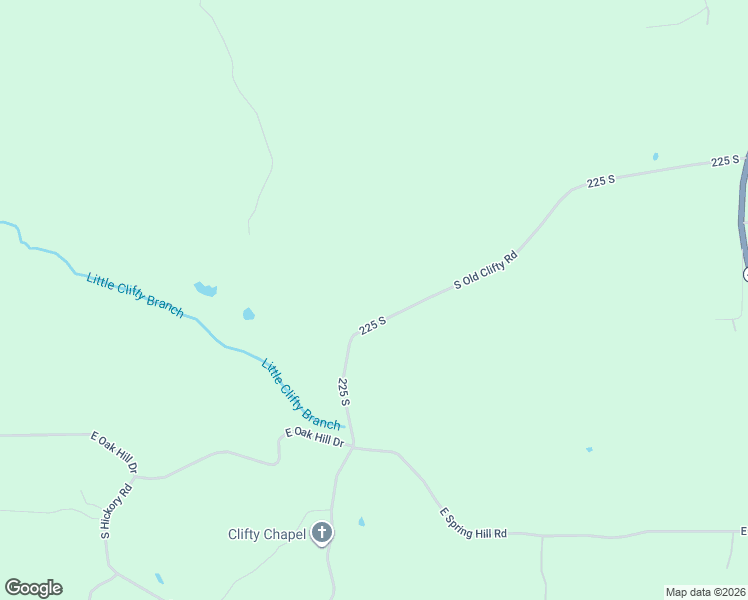 map of restaurants, bars, coffee shops, grocery stores, and more near 2702 South Old Clifty Road in Bloomfield