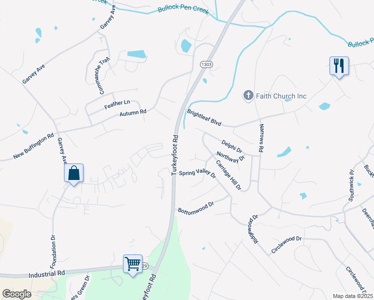 map of restaurants, bars, coffee shops, grocery stores, and more near 3092 Candlewood Court in Erlanger