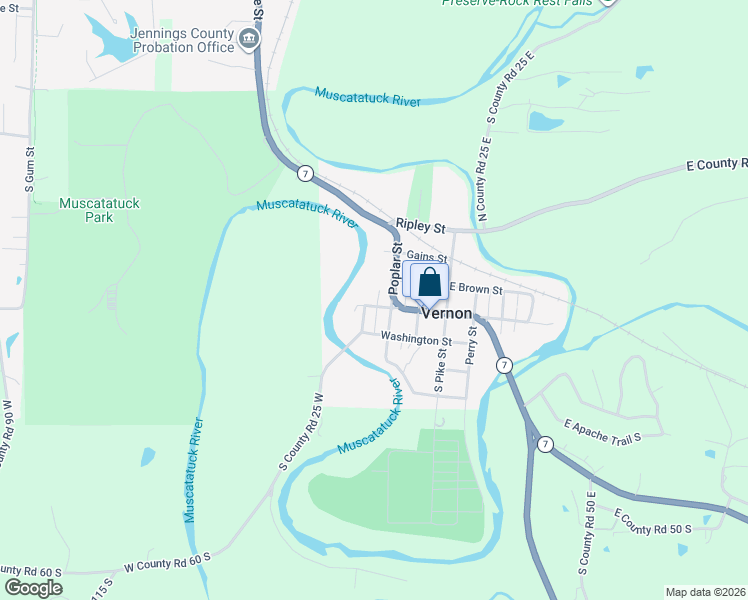 map of restaurants, bars, coffee shops, grocery stores, and more near 50 Jackson Street in Vernon