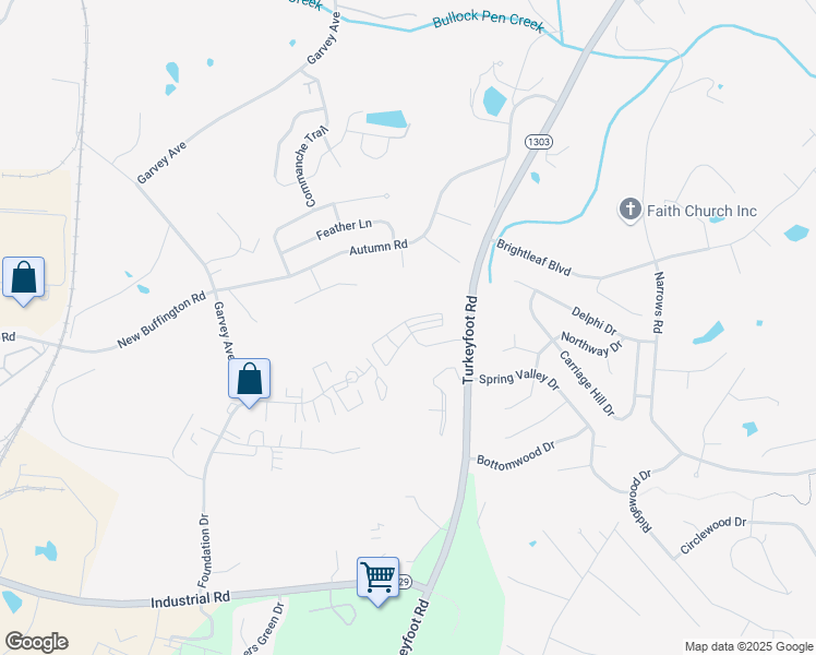 map of restaurants, bars, coffee shops, grocery stores, and more near 3000 Stoneybrook Lane in Elsmere