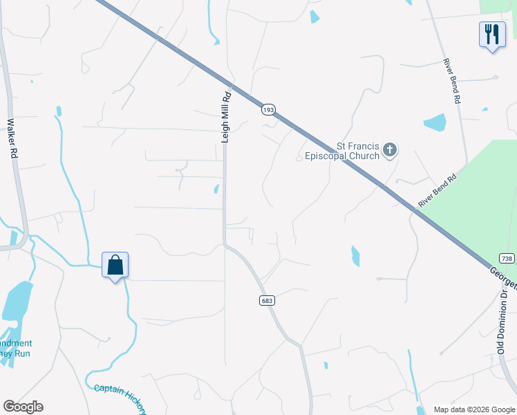 map of restaurants, bars, coffee shops, grocery stores, and more near 812 Olde Georgetown Court in Great Falls