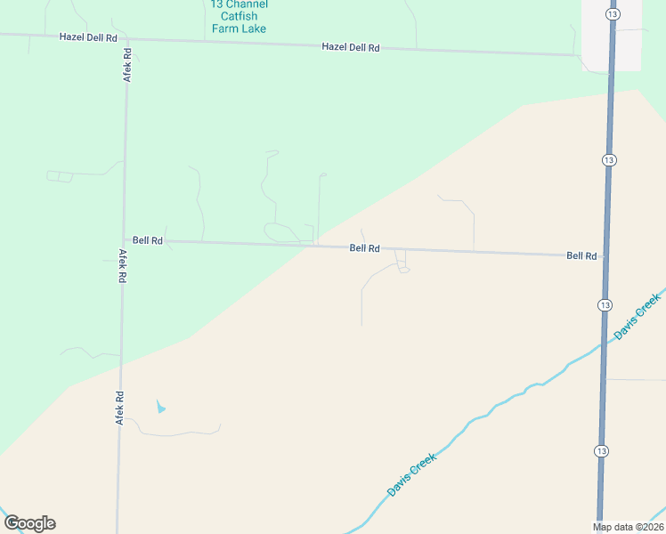 map of restaurants, bars, coffee shops, grocery stores, and more near 19532 Bell Road in Higginsville