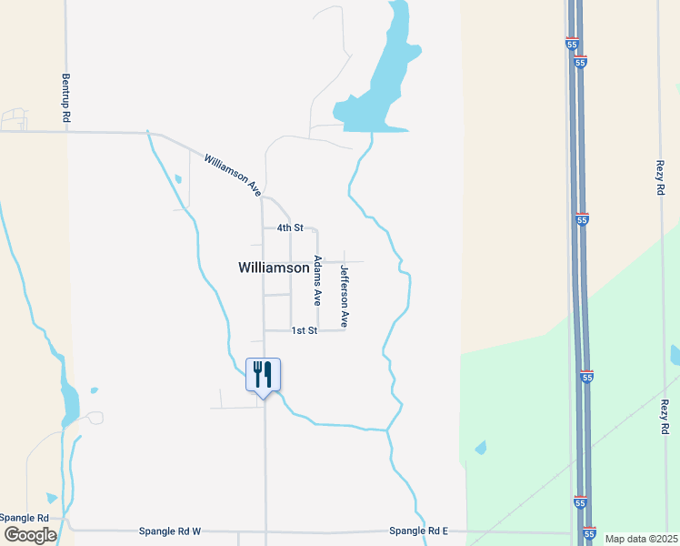 map of restaurants, bars, coffee shops, grocery stores, and more near 1102 Adams Avenue in Staunton