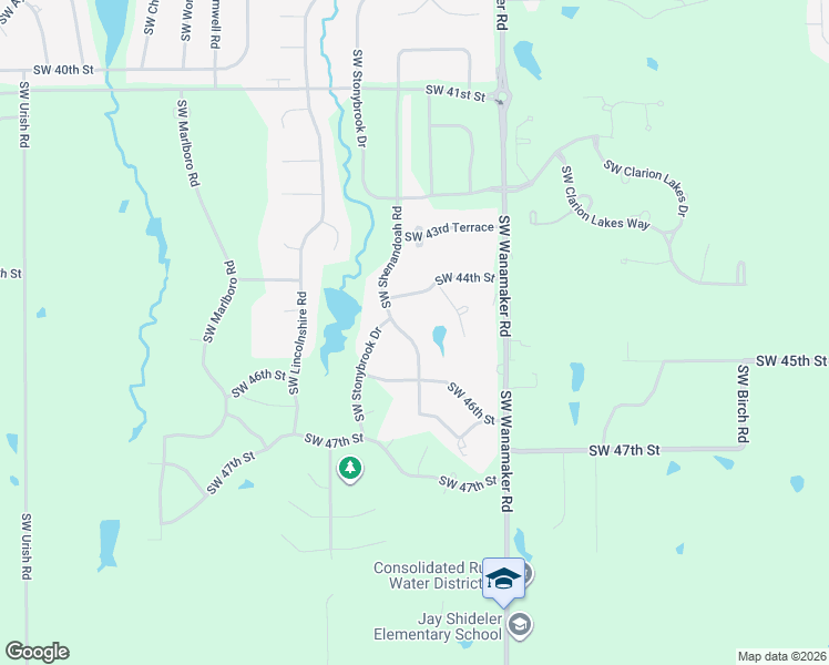 map of restaurants, bars, coffee shops, grocery stores, and more near 4425 Southwest Shenandoah Road in Topeka