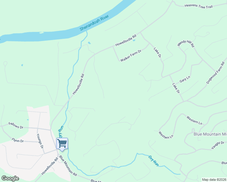 map of restaurants, bars, coffee shops, grocery stores, and more near 315 Rock Ridge Road in Front Royal