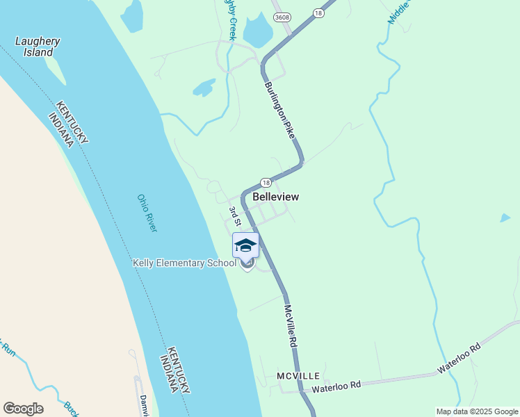 map of restaurants, bars, coffee shops, grocery stores, and more near 6658 5th Street in Burlington