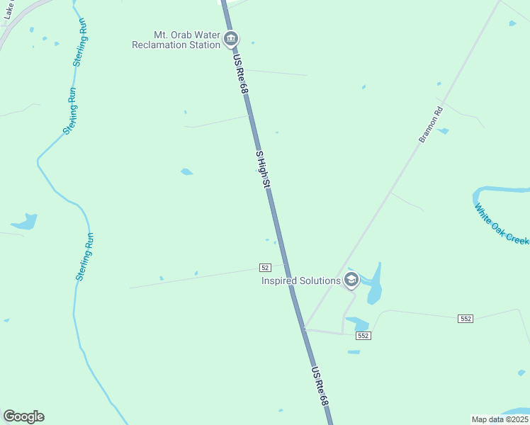 map of restaurants, bars, coffee shops, grocery stores, and more near 12667 U.S. 68 in Bethel