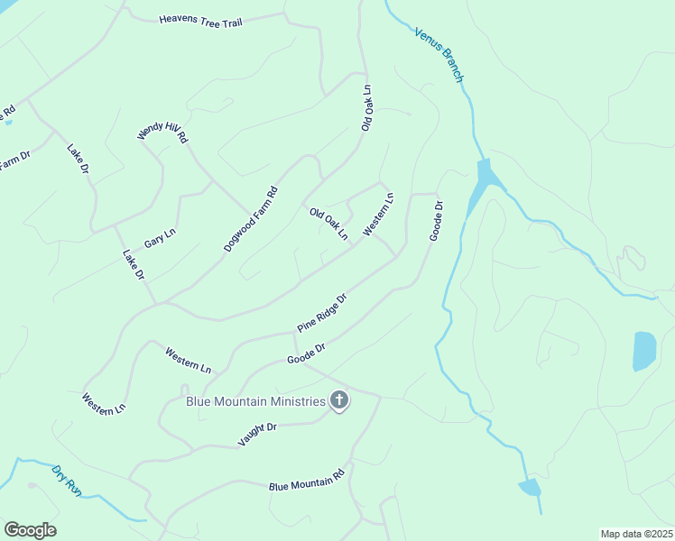 map of restaurants, bars, coffee shops, grocery stores, and more near 1324 Western Lane in Front Royal