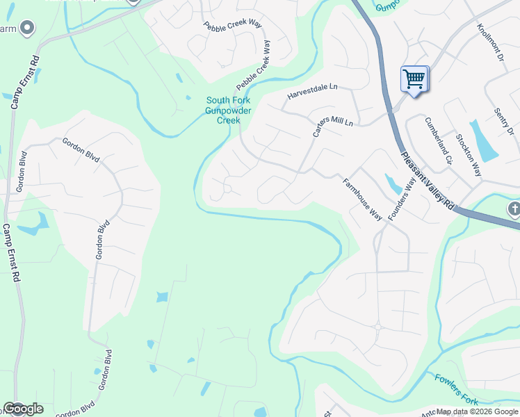 map of restaurants, bars, coffee shops, grocery stores, and more near 7668 Falls Creek Way in Burlington
