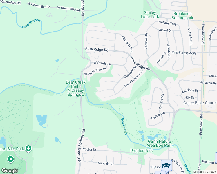 map of restaurants, bars, coffee shops, grocery stores, and more near 710 Anaconda Court in Columbia