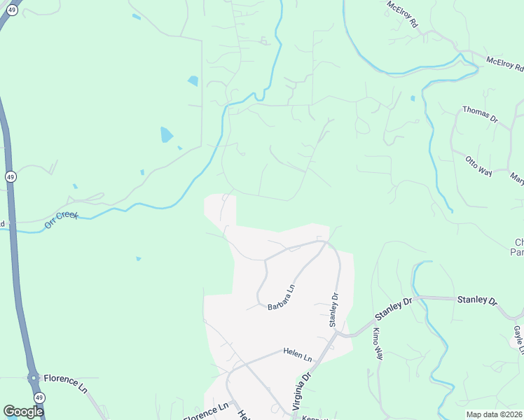 map of restaurants, bars, coffee shops, grocery stores, and more near 4871 Winding Way in Auburn