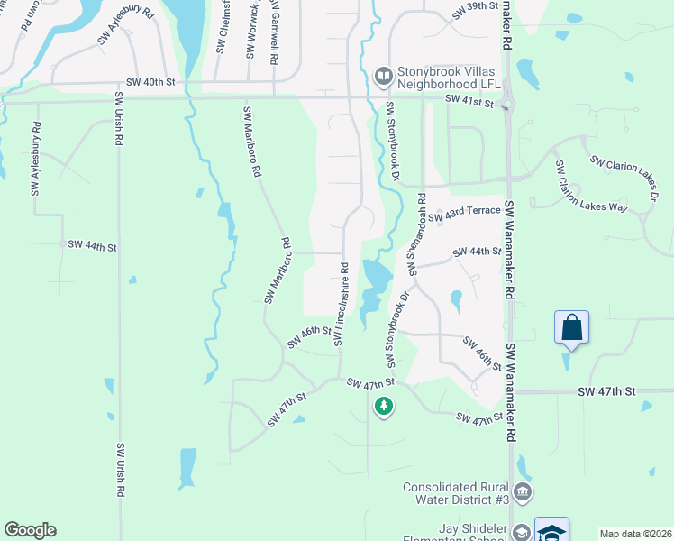 map of restaurants, bars, coffee shops, grocery stores, and more near 6314 Southwest 44th Court in Topeka