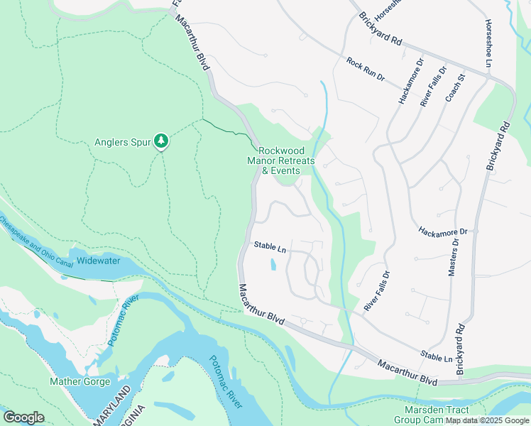 map of restaurants, bars, coffee shops, grocery stores, and more near 10945 Whiterim Drive in Rockville