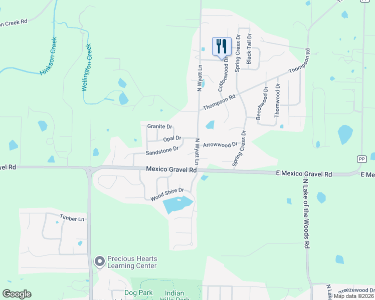 map of restaurants, bars, coffee shops, grocery stores, and more near 5305 Sapphire Court in Columbia