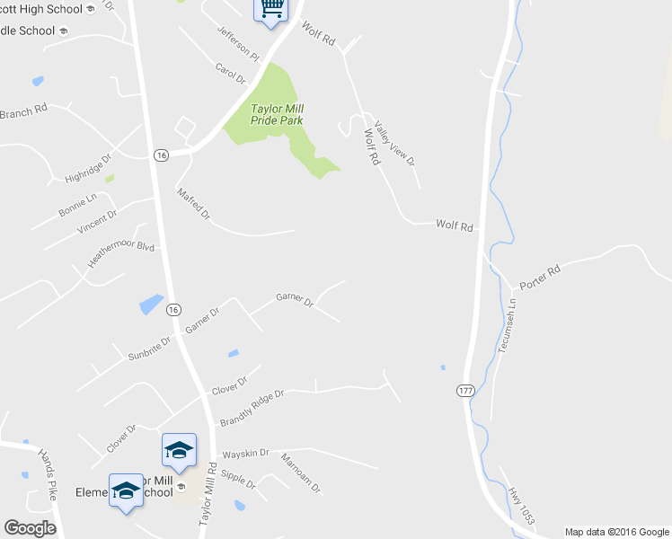 map of restaurants, bars, coffee shops, grocery stores, and more near 5773 Percy Lane in Covington