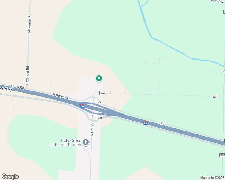 map of restaurants, bars, coffee shops, grocery stores, and more near 10133 130th Road in Sweet Springs