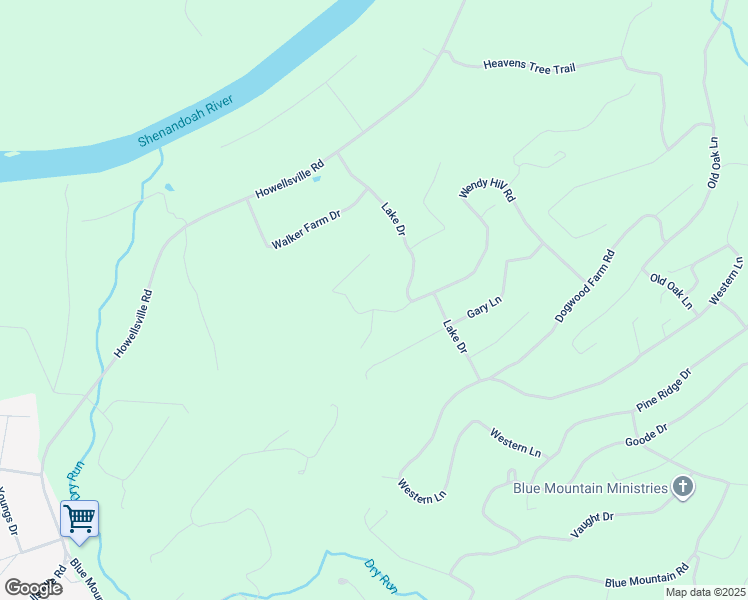 map of restaurants, bars, coffee shops, grocery stores, and more near 92 Donna Court in Front Royal