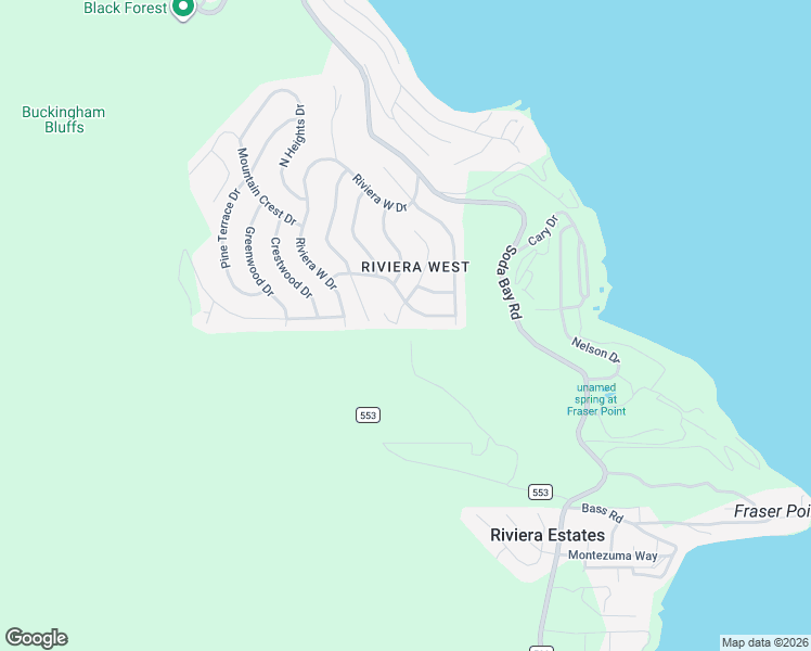 map of restaurants, bars, coffee shops, grocery stores, and more near 8575 Peninsula View Drive in Kelseyville