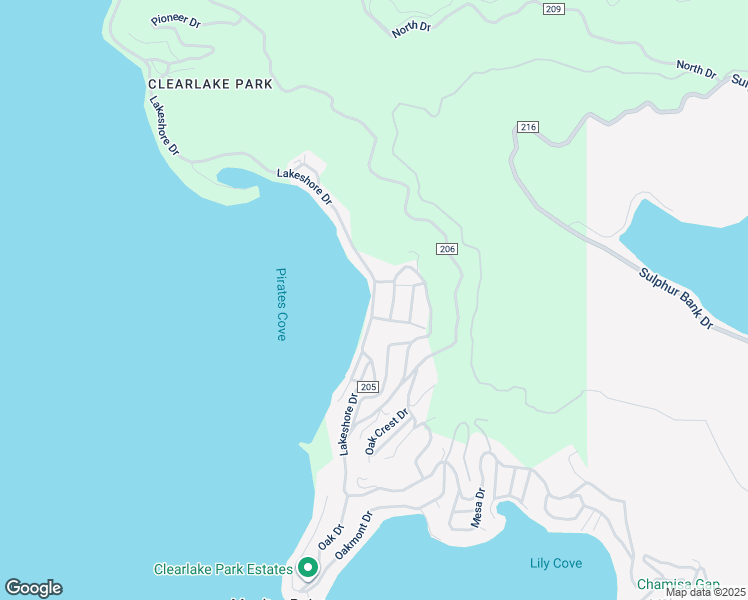 map of restaurants, bars, coffee shops, grocery stores, and more near 11456 Lakeshore Drive in Clearlake