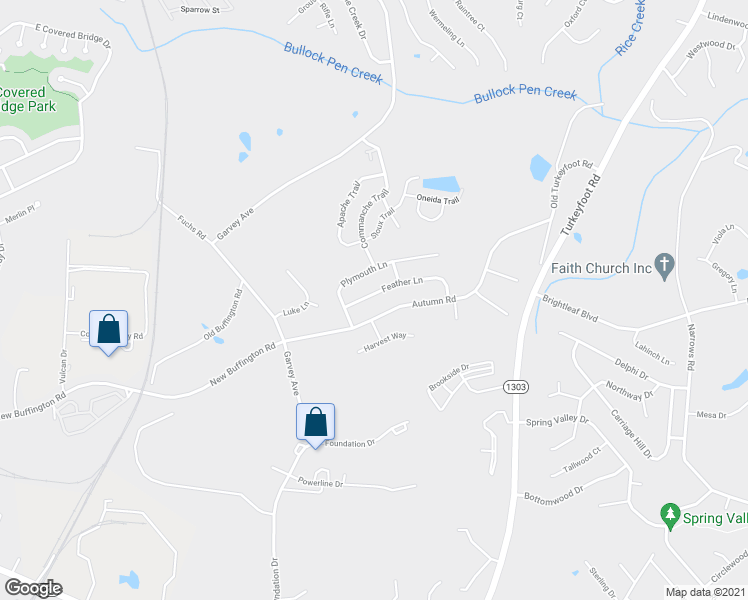 map of restaurants, bars, coffee shops, grocery stores, and more near 3811 Feather Lane in Elsmere